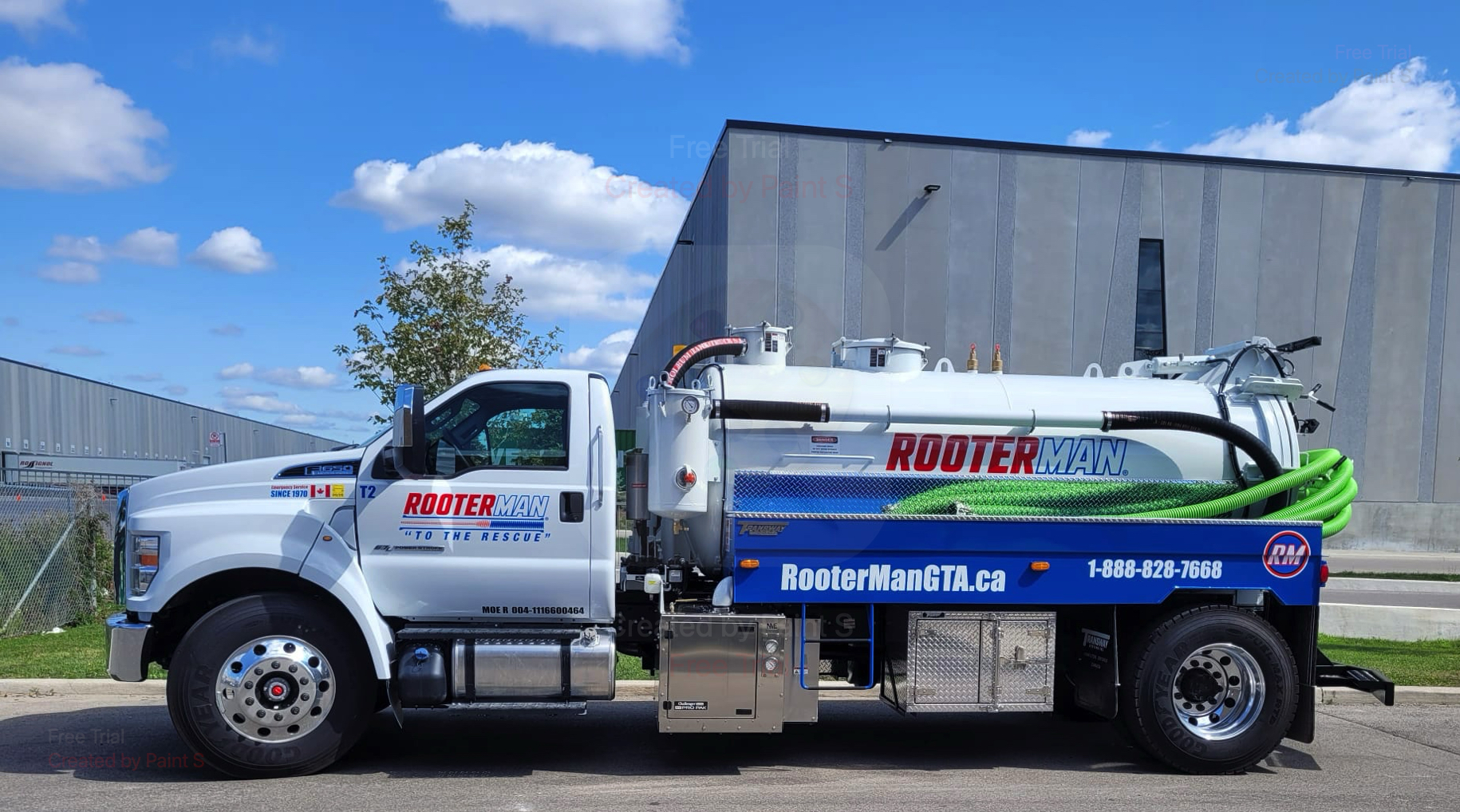 rooter-man septic pumping truck